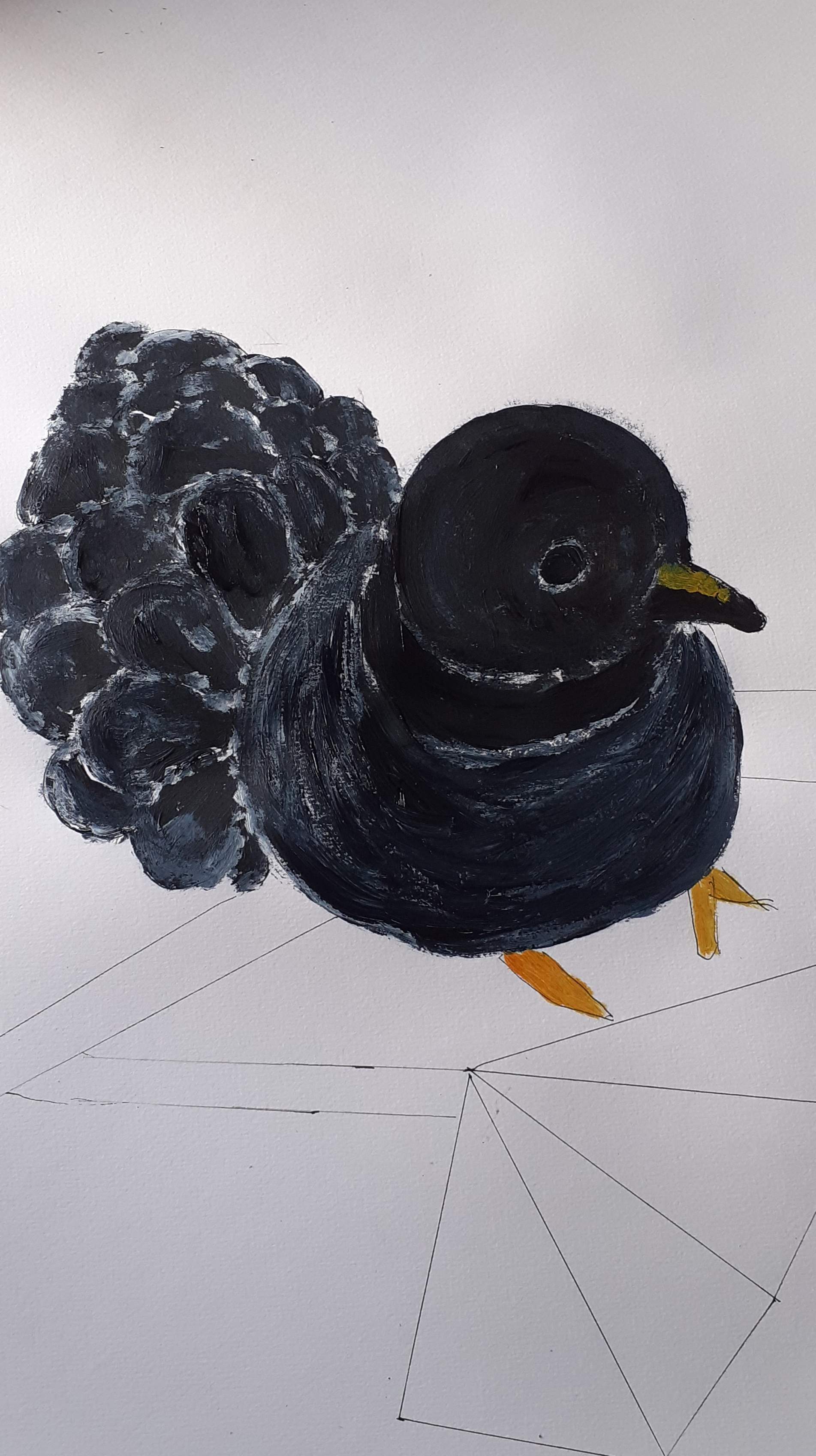 Palombe Noire en plein vals.